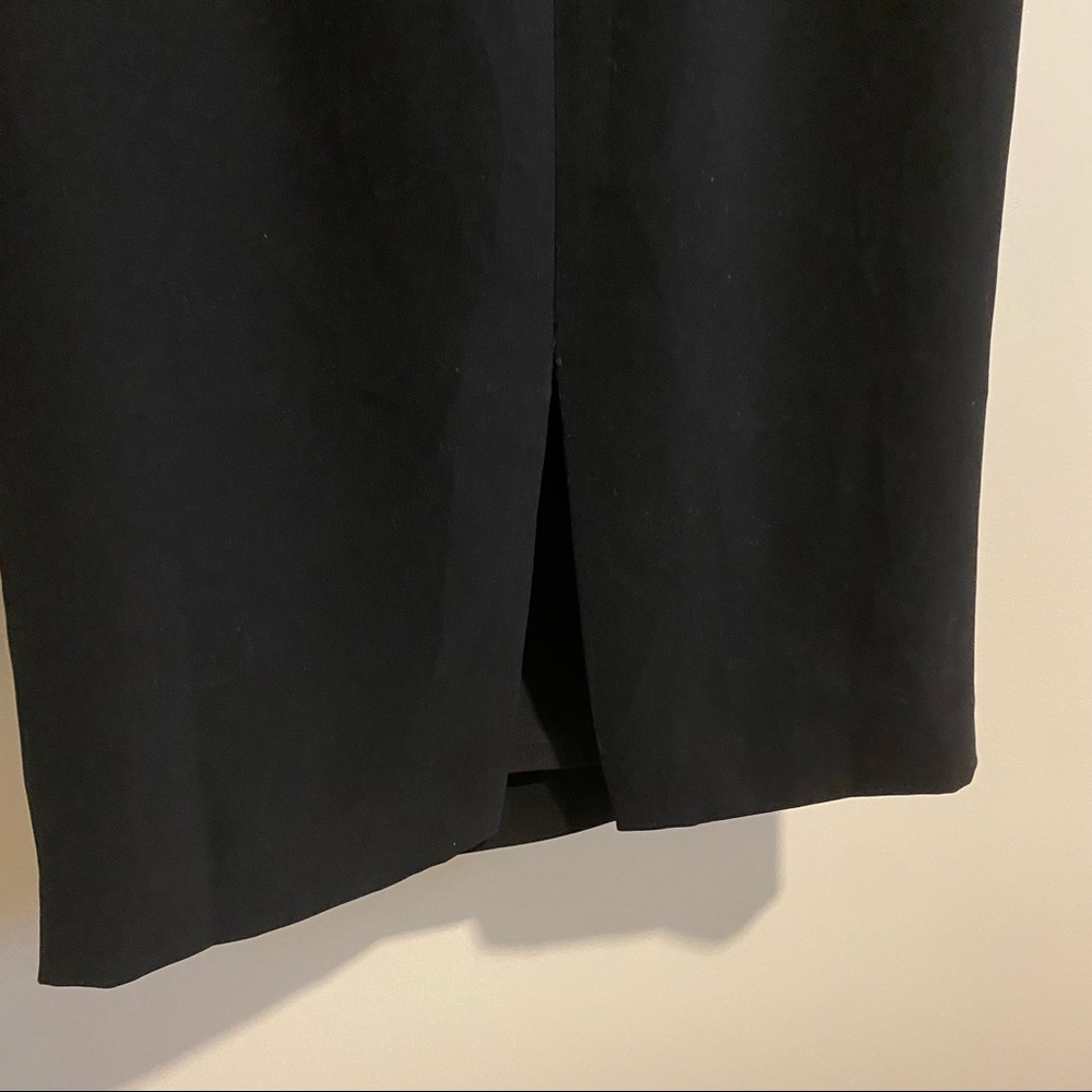 Club Monaco Black Strapless Bow Dress Size 0 - Picture 7 of 7